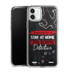 Carry Case Hülle Transparent/glitter ohne Band