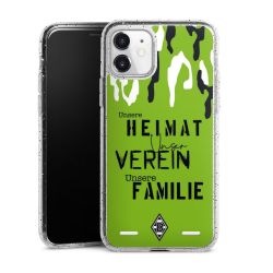 Carry Case Hülle Transparent/glitter ohne Band