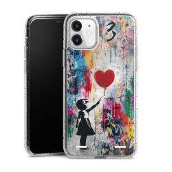 Carry Case Hülle Transparent/glitter ohne Band