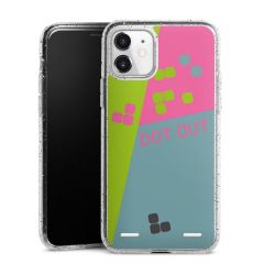 Carry Case Hülle Transparent/glitter ohne Band