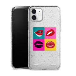 Carry Case Hülle Transparent/glitter ohne Band