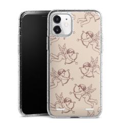 Carry Case Hülle Transparent/glitter ohne Band