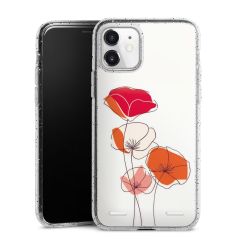 Carry Case Hülle Transparent/glitter ohne Band