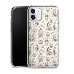 Carry Case Hülle Transparent/glitter ohne Band