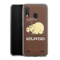 Carry Case Hülle Transparent/glitter ohne Band