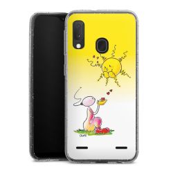 Carry Case Hülle Transparent/glitter ohne Band