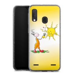 Carry Case Hülle Transparent/glitter ohne Band