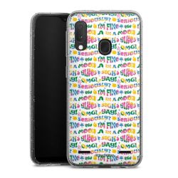 Carry Case Hülle Transparent/glitter ohne Band