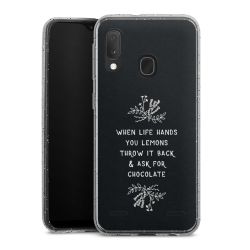 Carry Case Hülle Transparent/glitter ohne Band