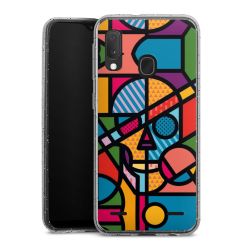 Carry Case Hülle Transparent/glitter ohne Band