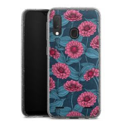 Carry Case Hülle Transparent/glitter ohne Band