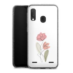 Carry Case Hülle Transparent/glitter ohne Band