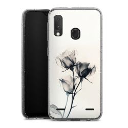 Carry Case Hülle Transparent/glitter ohne Band