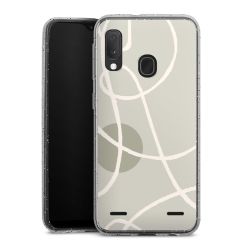 Carry Case Hülle Transparent/glitter ohne Band