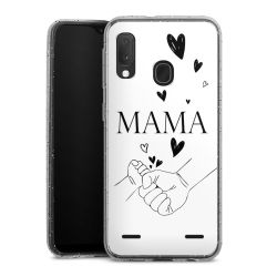 Carry Case Hülle Transparent/glitter ohne Band