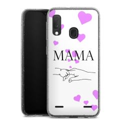 Carry Case Hülle Transparent/glitter ohne Band