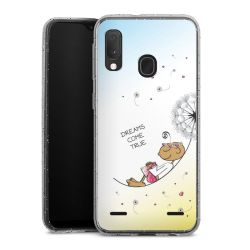 Carry Case Hülle Transparent/glitter ohne Band