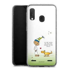 Carry Case Hülle Transparent/glitter ohne Band