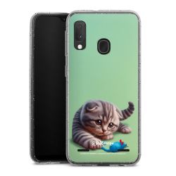 Carry Case Hülle Transparent/glitter ohne Band