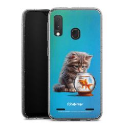 Carry Case Hülle Transparent/glitter ohne Band