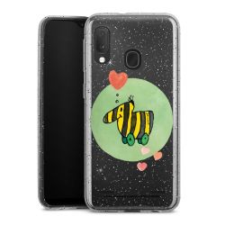 Carry Case Hülle Transparent/glitter ohne Band