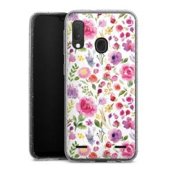 Carry Case Hülle Transparent/glitter ohne Band