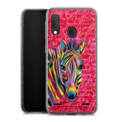 Carry Case Hülle Transparent/glitter ohne Band