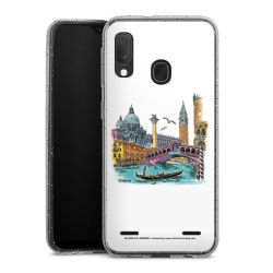 Carry Case Hülle Transparent/glitter ohne Band