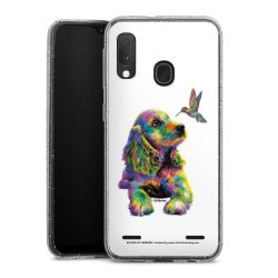 Carry Case Hülle Transparent/glitter ohne Band