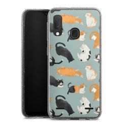 Carry Case Hülle Transparent/glitter ohne Band