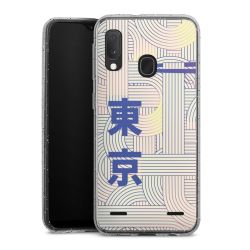 Carry Case Hülle Transparent/glitter ohne Band