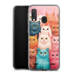 Carry Case Hülle Transparent/glitter ohne Band