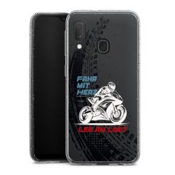 Carry Case Hülle Transparent/glitter ohne Band