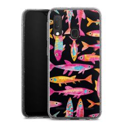 Carry Case Hülle Transparent/glitter ohne Band