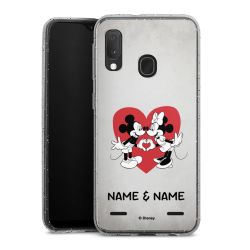 Carry Case Hülle Transparent/glitter ohne Band