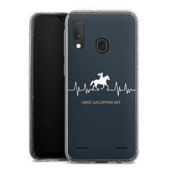 Carry Case Hülle Transparent/glitter ohne Band