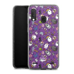 Carry Case Hülle Transparent/glitter ohne Band