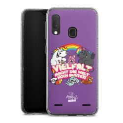 Carry Case Hülle Transparent/glitter ohne Band