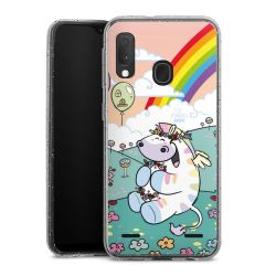 Carry Case Hülle Transparent/glitter ohne Band