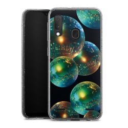 Carry Case Hülle Transparent/glitter ohne Band