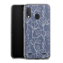 Carry Case Hülle Transparent/glitter ohne Band