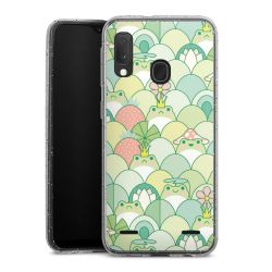 Carry Case Hülle Transparent/glitter ohne Band