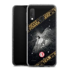 Carry Case Hülle Transparent/glitter ohne Band