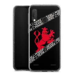 Carry Case Hülle Transparent/glitter ohne Band