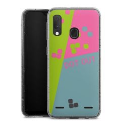 Carry Case Hülle Transparent/glitter ohne Band