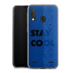 Carry Case Hülle Transparent/glitter ohne Band