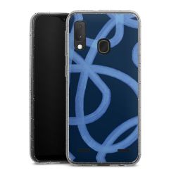 Carry Case Hülle Transparent/glitter ohne Band