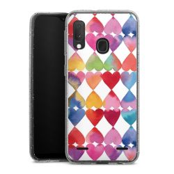 Carry Case Hülle Transparent/glitter ohne Band