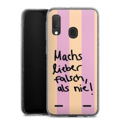 Carry Case Hülle Transparent/glitter ohne Band