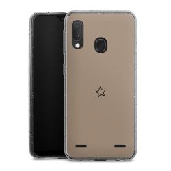 Carry Case Hülle Transparent/glitter ohne Band